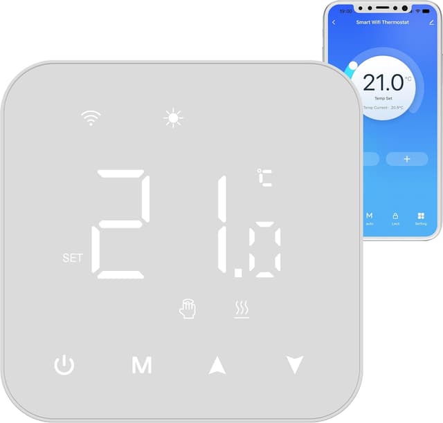 Detalle de Termostato Wi-Fi para caldera de 2 hilos