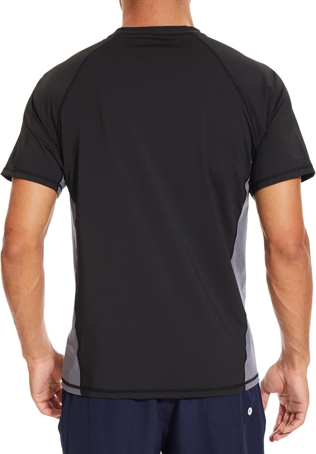 Detalle 2 de Arcweg Rashguard da mare uomo con protezione UV UPF 50+ e asciugatura veloce