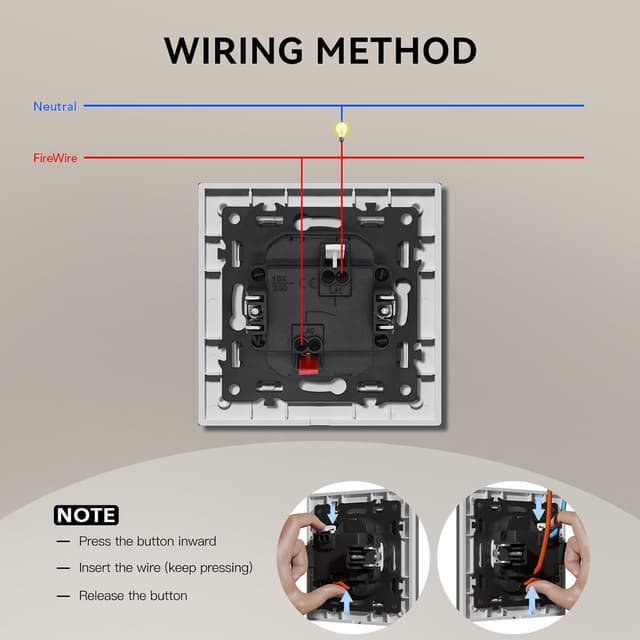 Thumbnail 4 de BSEED NEU E‑Serie Lichtschalter 86 mm