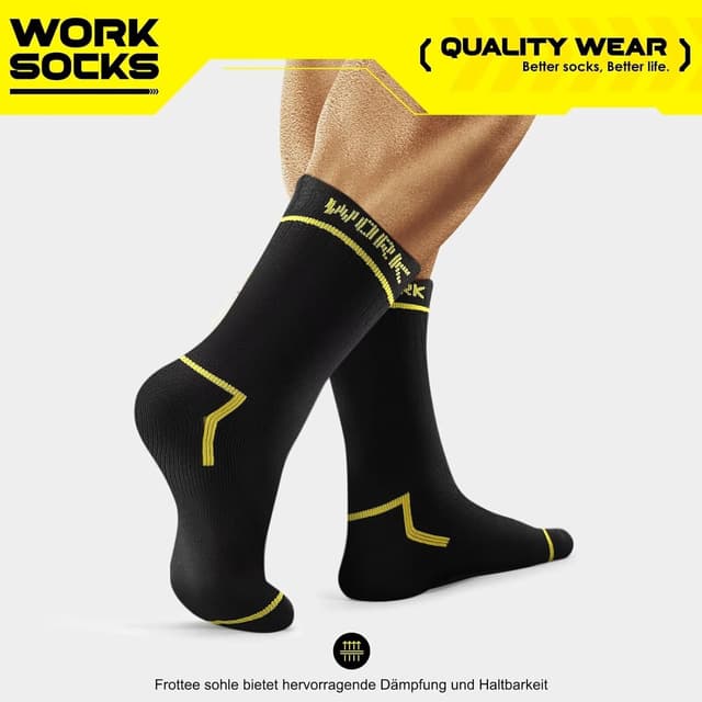 Detalle 2 de FALARY 10 Paar Arbeitssocken Herren