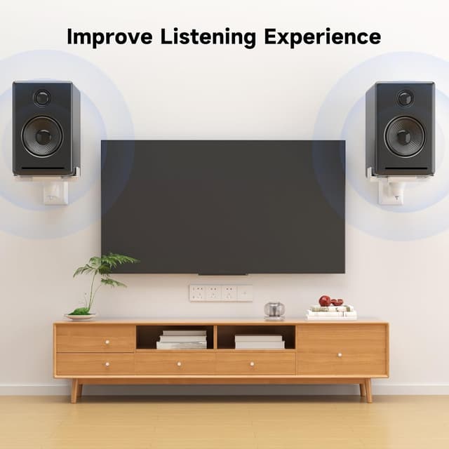 Detalle de suptek SPM201XLW Lautsprecher-Wandhalterung 30 kg