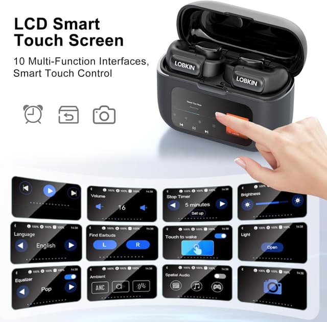 Detalle de LOBKIN Open Ear headphones, 4GB memory