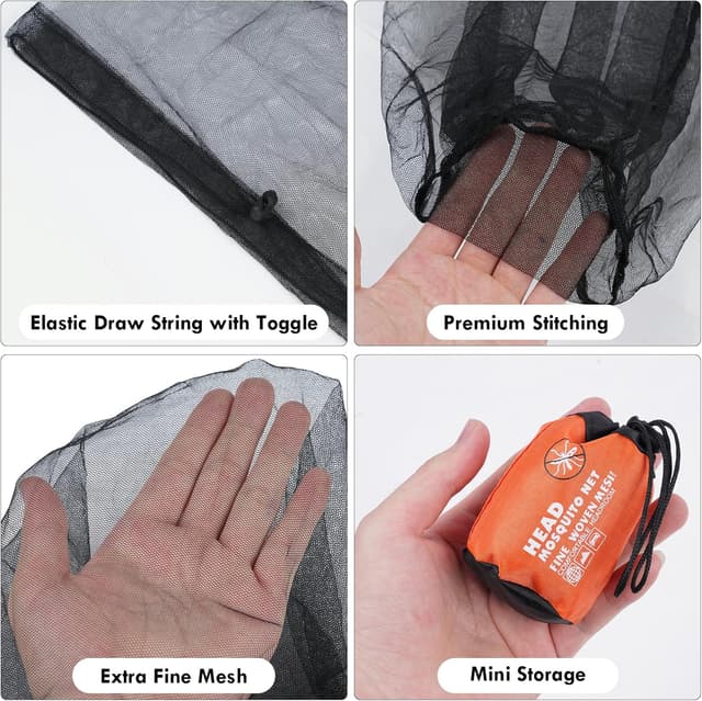 Thumbnail 2 de ACWOO Mosquitera de cabeza 2 unidades