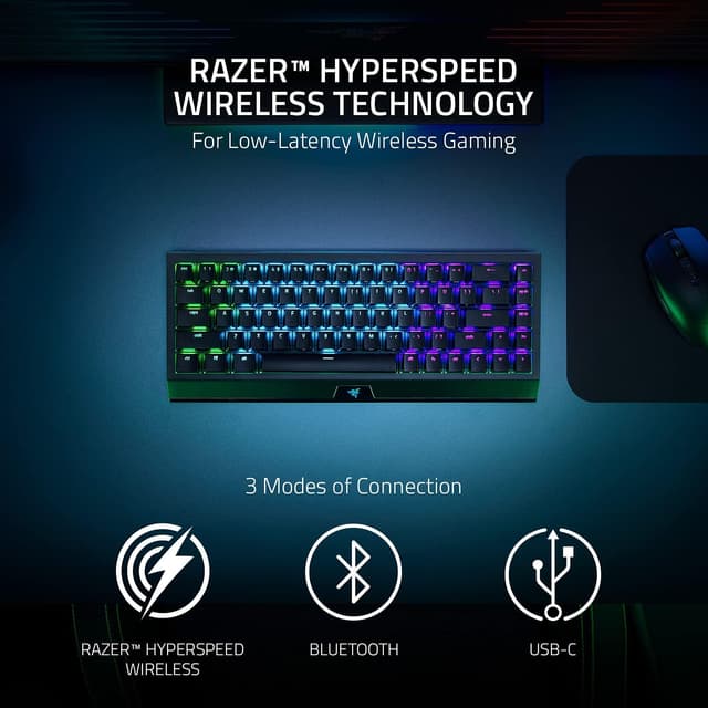 Thumbnail 2 de Razer BlackWidow V4 Mini 65% Wireless Keyboard ⌨