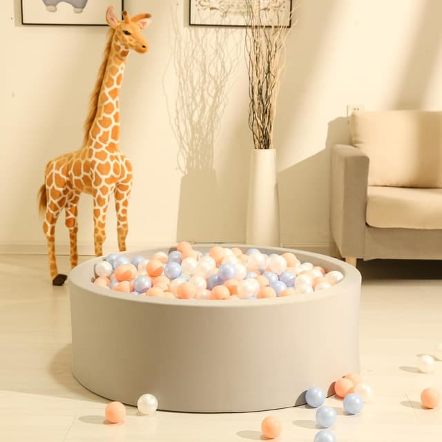 Detalle de GOGOSO Ball Pit Balls for Toddlers Kids (Plastic, BPA-Free, Pastel) — Bulk Count