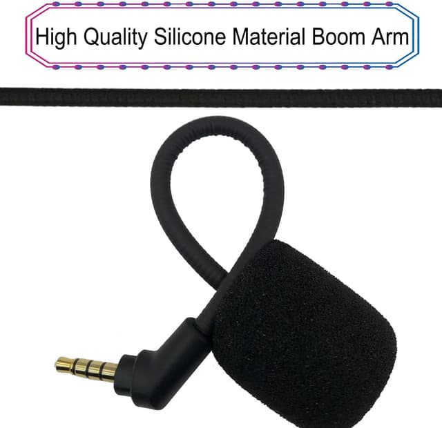 Thumbnail 6 de SPTSSWET Replacement Microphone for Kingston HyperX Cloud Flight / Flight S (PC, PS5, PS4, Xbox Series X|S) – 3.5mm Plug-in, LED mute