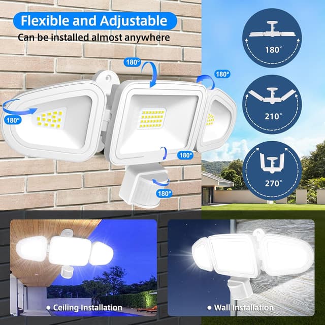 Thumbnail 4 de MEIHUA 42W Security Light with Motion Sensor