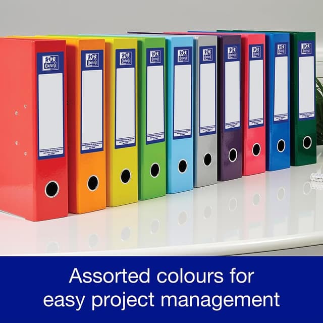 Thumbnail 6 de Oxford Premium A4 Lever Arch File (Pink) Heavy Duty – 70mm spine, single folder