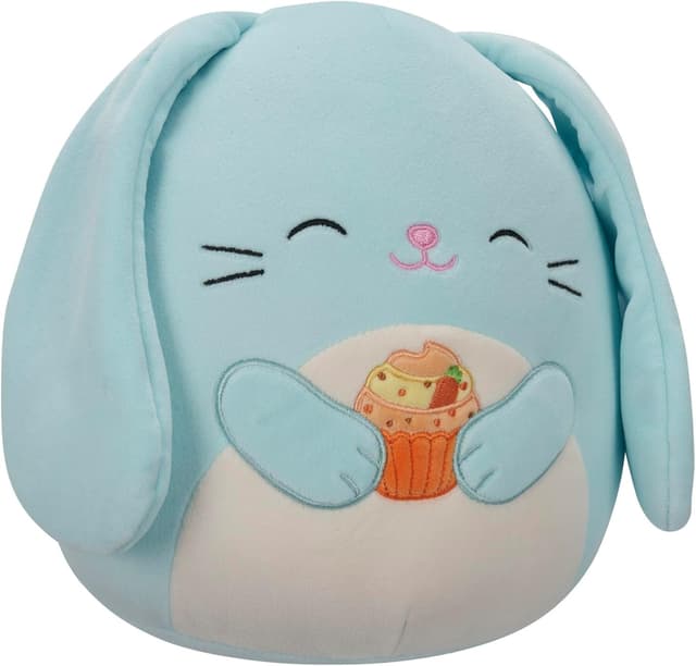 Detalle de Squishmallows SQER01489: Buttons der Hase mit Cupcake (19 cm) – offizielles Jazwares Plüschtier