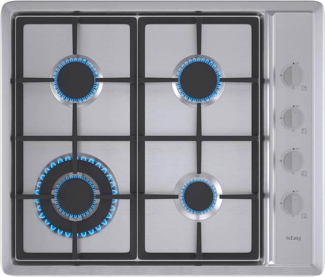 Detalle de Piano cottura gas 4 fuochi acciaio 585 mm