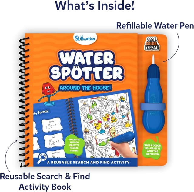 Thumbnail 2 de Skillmatics Water Spotter Reusable Search & Find Book