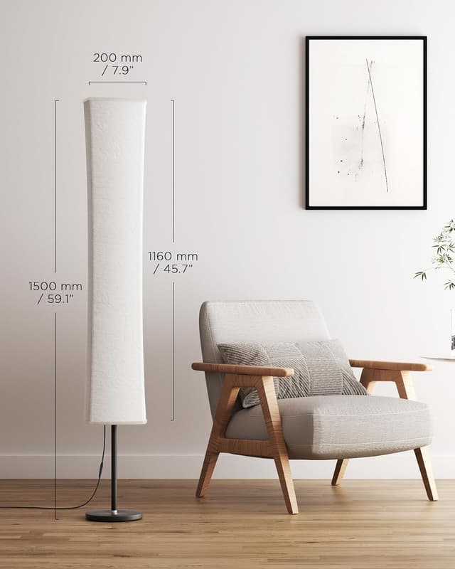 Detalle 2 de Tomons dimmbare RGB-LED-Stehlampe mit Fernbedienung und Musiksynchronisation