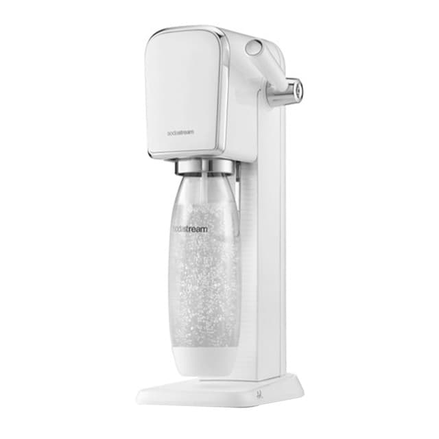 Detalle de Sodastream Máquina para gasificar agua Art con cilindro blanco