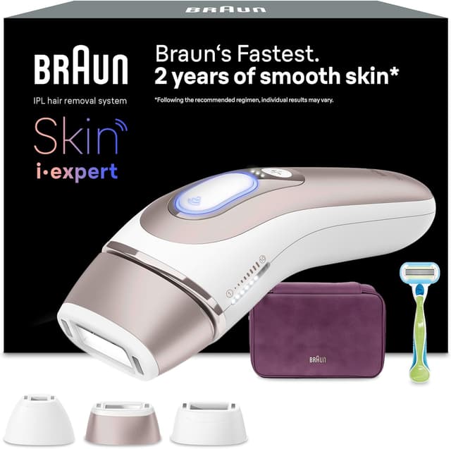 Detalle de Braun IPL Skin i expert PL7263 depilación en casa