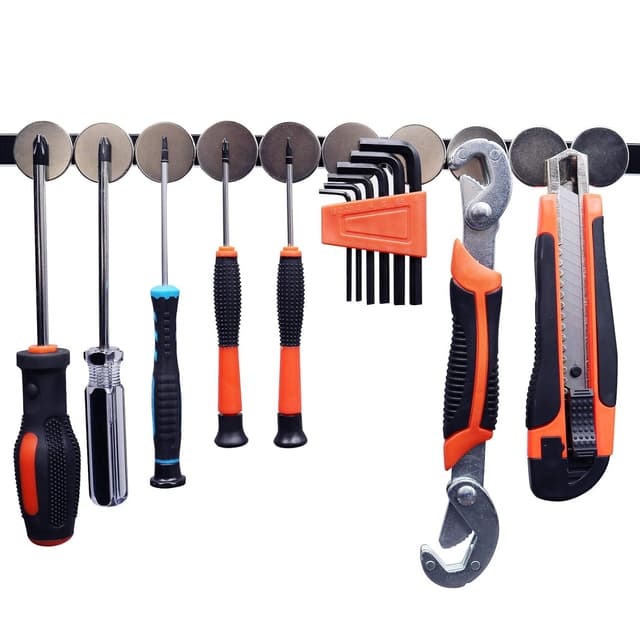 Detalle 2 de Neodym-Scheibenmagnete „Stark“ – 6 Stück (30 x 3 mm) mit doppelseitigem Klebstoff, Ziehkraft bis 8 kg