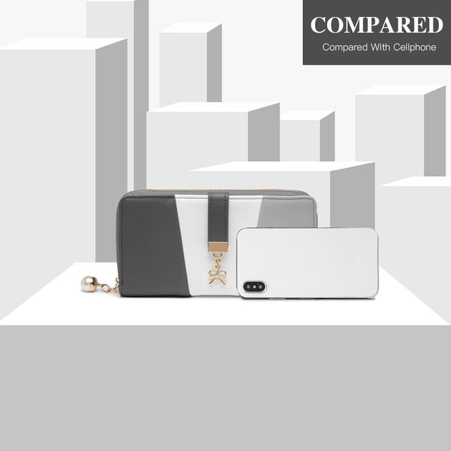 Thumbnail 2 de Miss Lulu Cartera con cremallera 19,5 cm 👜