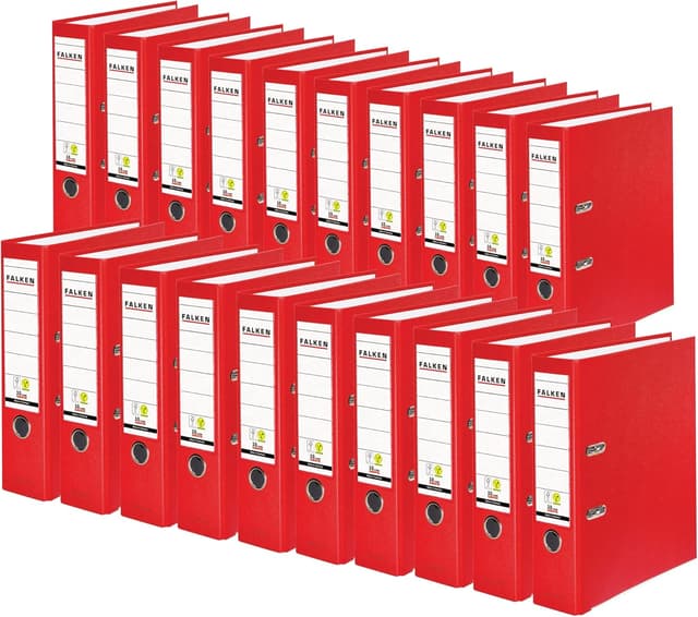 Imagen de Original Falken Kunststoff-Ordner Rot 20er Pack en OfertitasTOP