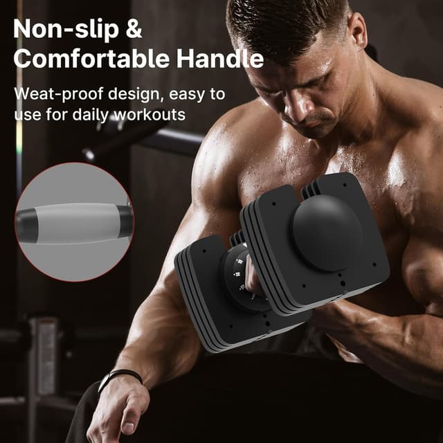Thumbnail 5 de EnterSports 18KG adjustable dumbbell