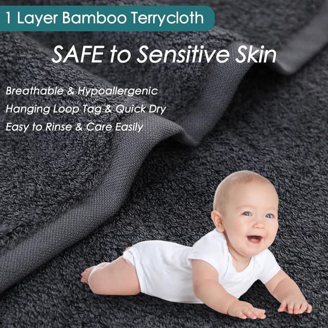 Thumbnail 6 de JEFFSUN Wash Cloths 6 Pack