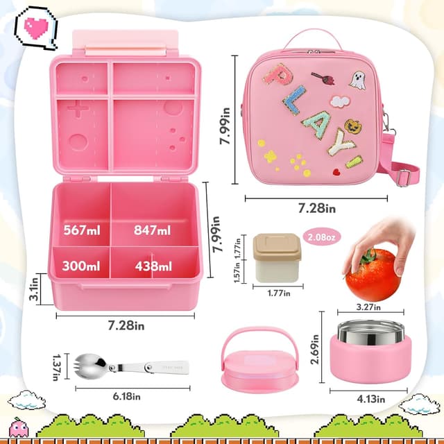 Thumbnail 2 de Game Lunch Box 9oz Thermo Food Jar 🍱