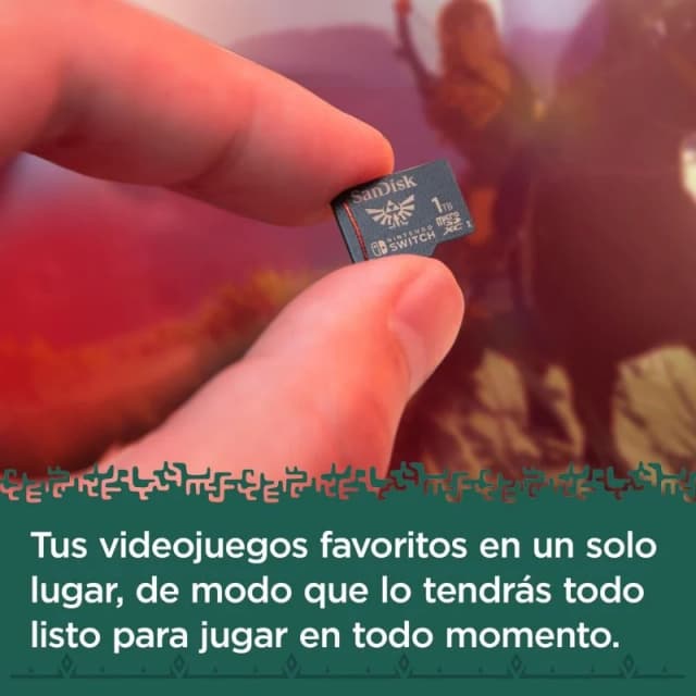 Detalle de SanDisk Micro SDXC 1TB UHS-I para Nintendo Switch