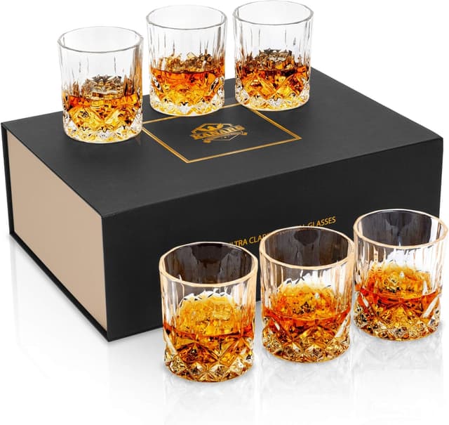 Imagen de KANARS Whisky Gläser 300 ml Set aus Kristallglas 🥃 en OfertitasTOP
