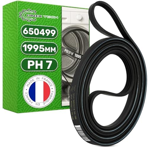 Detalle de ONIX TECH correa Poly-V para secadora 1995 mm PH7 (cód. 00650499 / 650499)