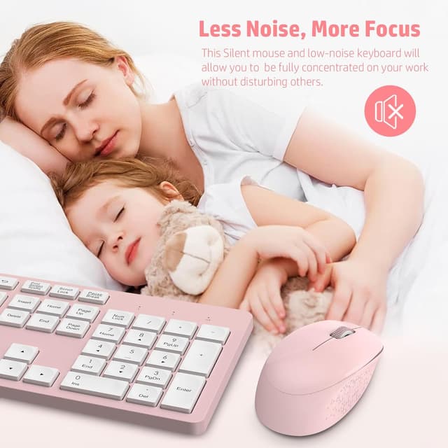 Thumbnail 4 de LeadsaiL Wireless Keyboard and Mouse combo 2.4GHz 🖱