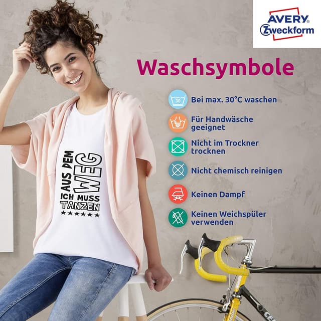 Thumbnail 4 de AVERY Zweckform Lot de 20 films transfert A4