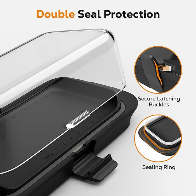 Detalle 2 de Pisol butter dish 250g airtight