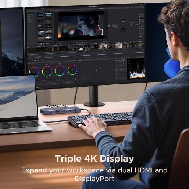 Thumbnail 2 de UGREEN Laptop Docking Station 12‑in‑1 for laptops