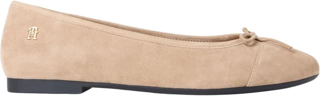 Detalle de Tommy Hilfiger Hilfiger Suede Ballerina FW0FW09357 da donna