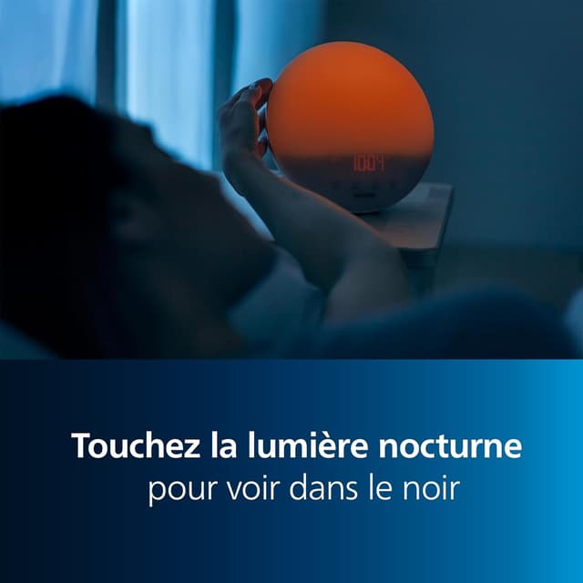 Detalle de Philips SmartSleep HF3532/01 réveil lumineux 300 lux