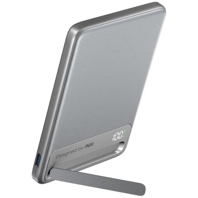 Detalle de INIU MagPro Qi2 5000mAh batería externa ultradelgada 20W