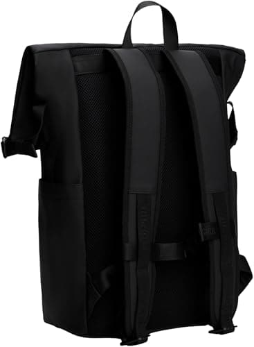 Detalle 2 de Tommy Hilfiger Mochila Rolltop Negra Talla Única