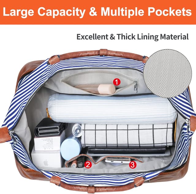 Thumbnail 6 de IBFUN Weekender 21" travel duffel with shoe compartment