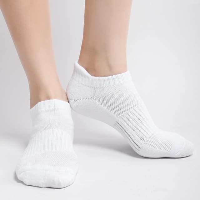Detalle 2 de ILovDaisy Sneaker-Socken Damen (5 Paar) atmungsaktiv aus Baumwolle – Kurzsocken für 35–38/39–42
