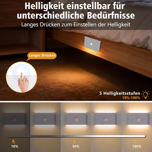 Thumbnail 6 de Nachtlicht mit Bewegungsmelder 2er Set