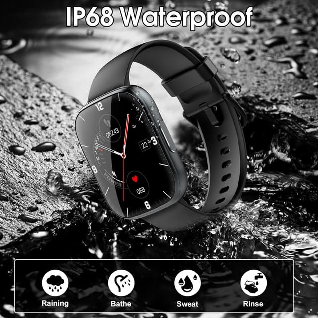 Detalle de Puqo Smart Watch 1.95" fitness tracker