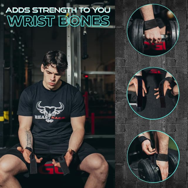 Detalle de Weight lifting wrist straps for support