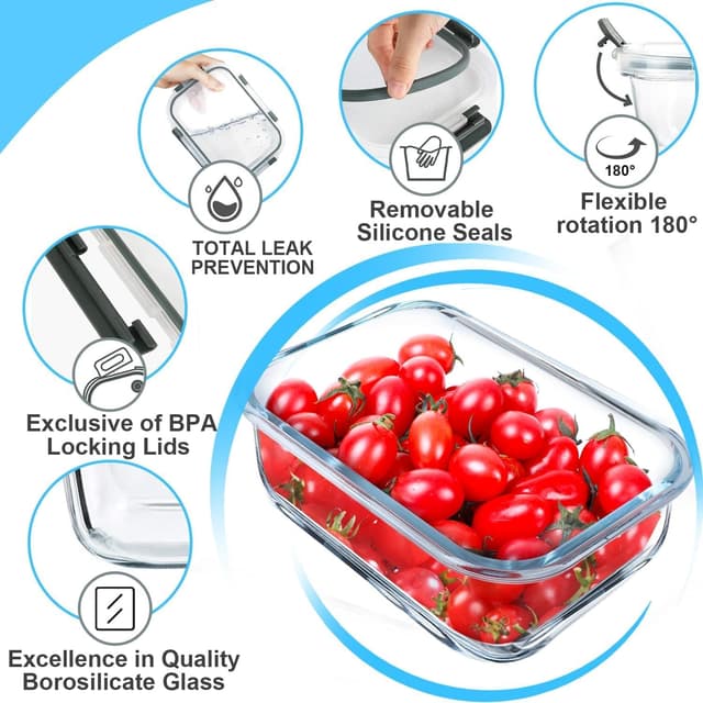 Thumbnail 4 de VERONES 36 OZ Meal Prep Containers 🍱