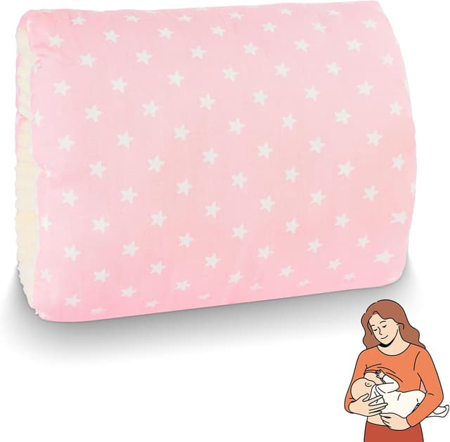 Imagen de Aolso Cozy Cradle Arm Pillow Pink Stars en OfertitasTOP