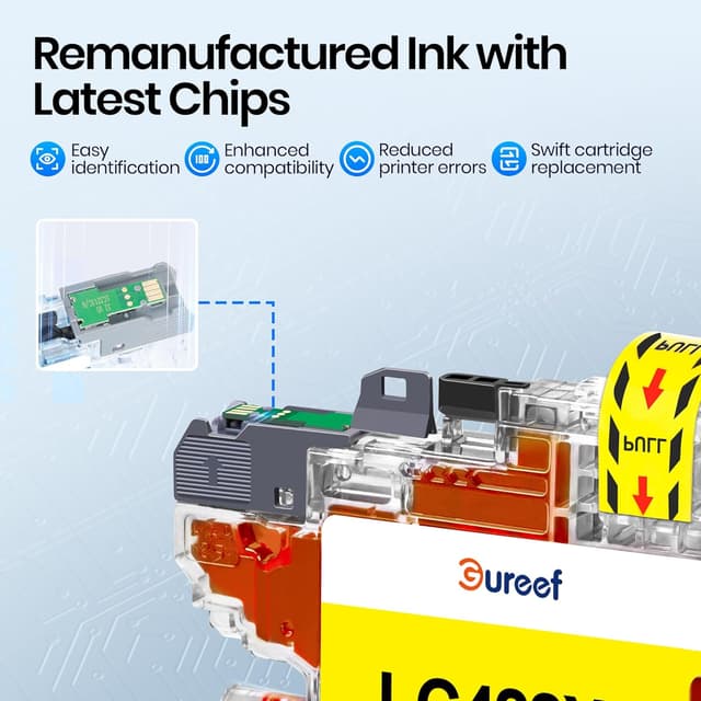 Detalle 1 de Gureef LC422XL ink cartridges for Brother LC422