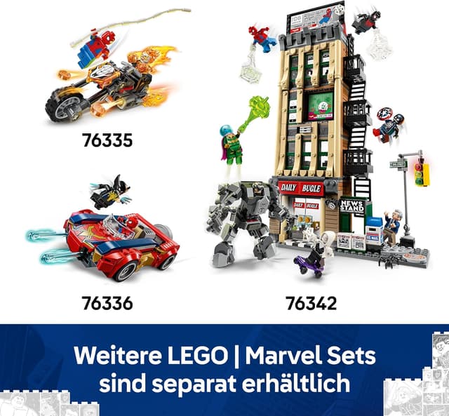 Thumbnail 6 de LEGO Marvel Großer Showdown Spider-Man vs Sandman 76334