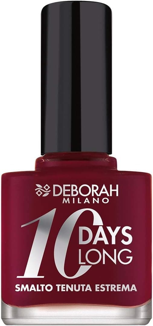 Detalle de DEBORAH Smalto 0 Days Long N.897 “Fire Heart” con formula nutriente e finitura luminosa