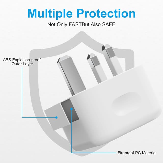 Detalle de iPhone USB C charger 20W 3 pack