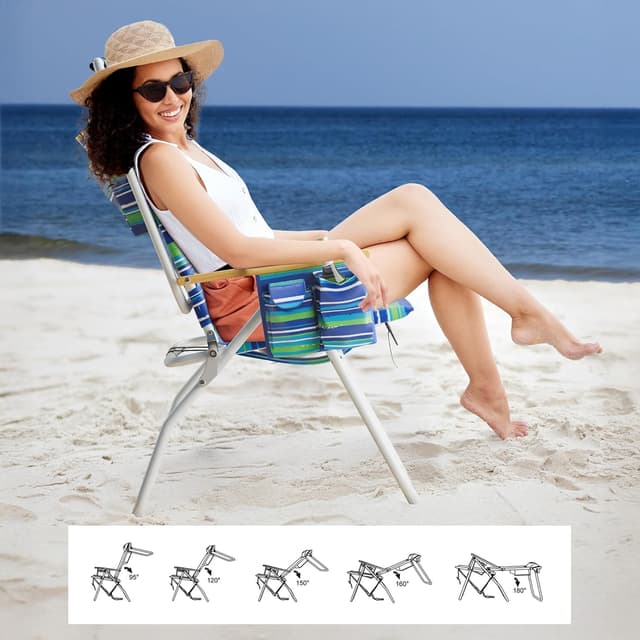 Thumbnail 5 de Yestomo 17" High Beach Chair