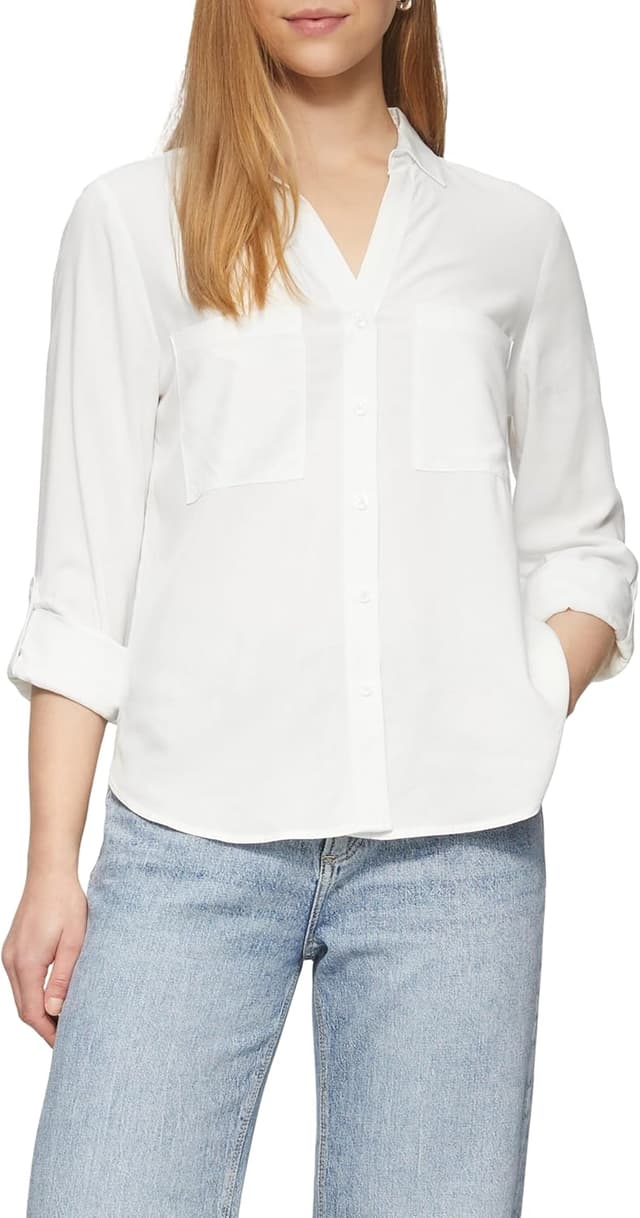 Detalle de QS Viskosebluse