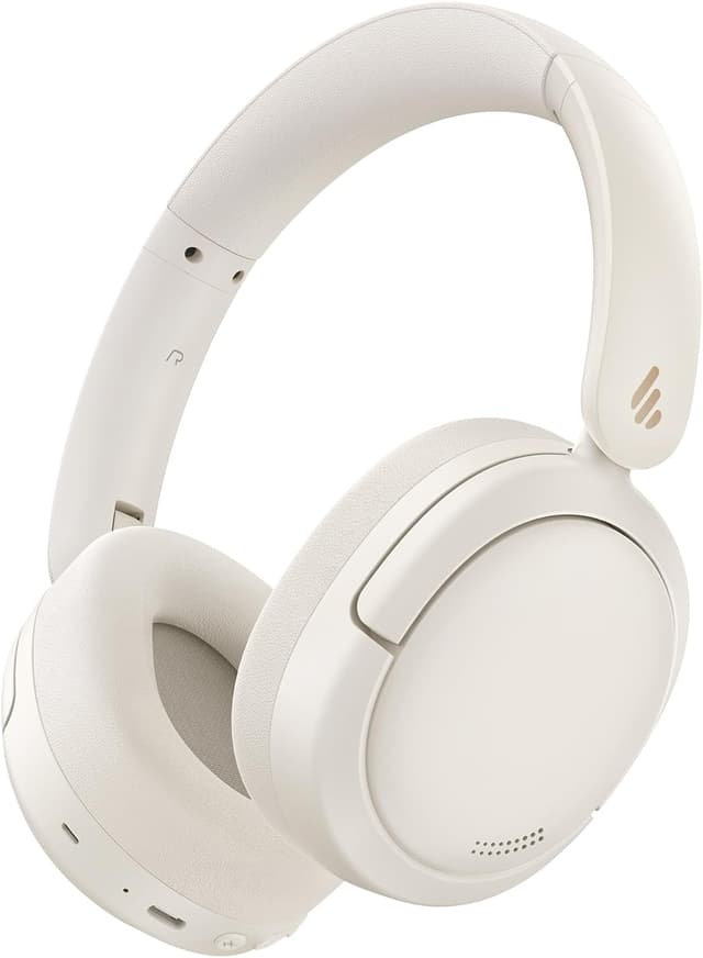 Detalle de Edifier W800BT Pro Hybrid Active Noise Cancelling Wireless Headphones (Ivory) – Up to 45h battery