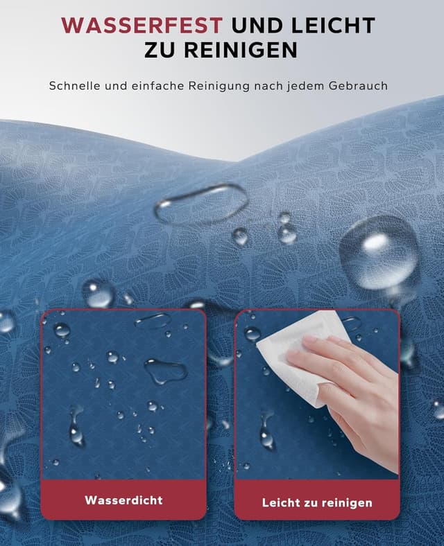 Detalle de HAPBEAR Yogamatte XXL 183×91 cm, 6 mm – rutschfeste TPE Trainingsmatte inkl. Resistance Bands & Tragetasche